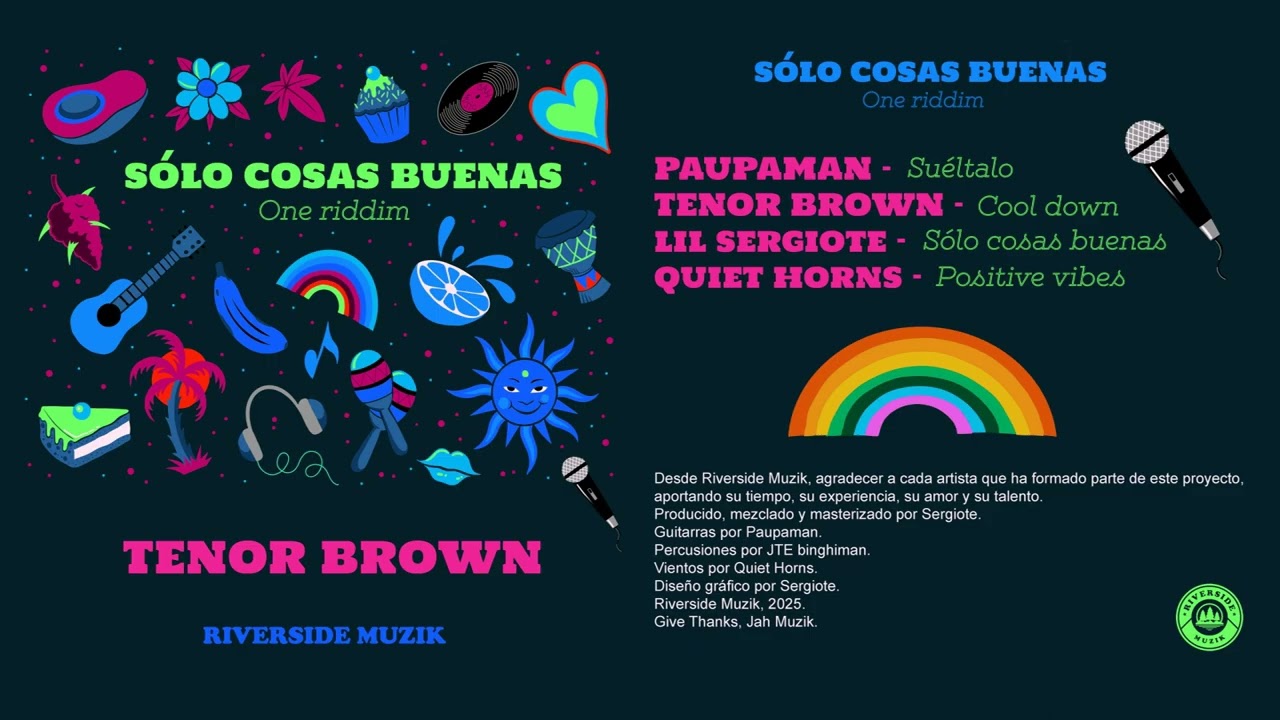 TENOR BROWN / Sólo cosas buenas One Riddim - Riverside Muzik 2025 #reggae