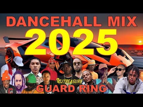 LATEST DANCEHALL MIX 2025: GUARD RING - CHRONIC LAW,  VYBZ KARTEL, MASICKA, POPCAAN | DJ TREASURE