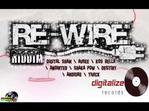 DIGITAL SHAM - WINE GYAL - RE-WIRE RIDDIM - DIGITALIZE RECORDS