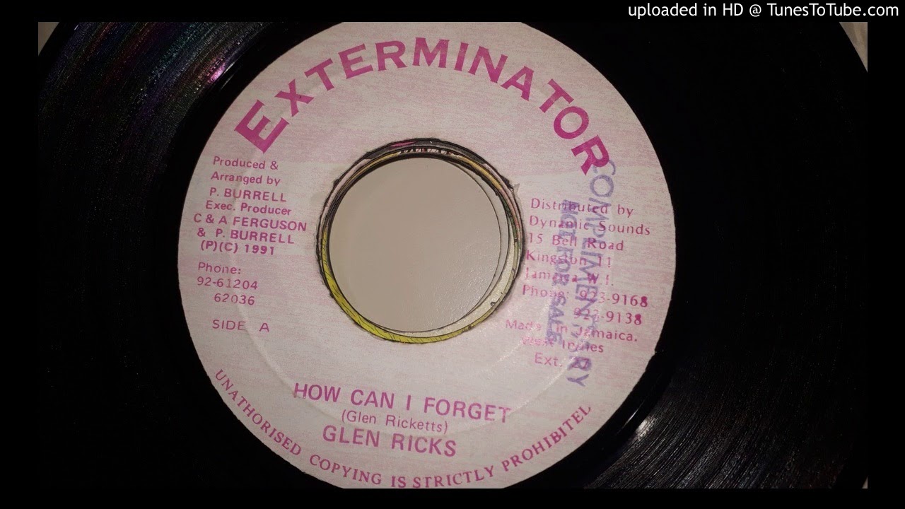 Glen Ricks - How Can I Forget