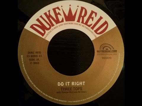 Three Tops with Tommy McCook All Stars - Do It Right