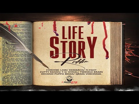 Life Story Riddim {Mix} A-Akeem876 Records / Chronic Law, Demarco, Cutty Ranks, Qraig Voicemail.