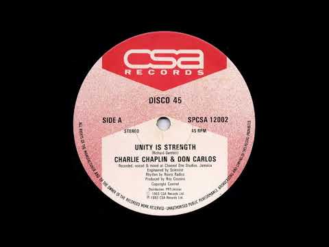Charlie Chaplin & Don Carlos ‎– Unity Is Strength