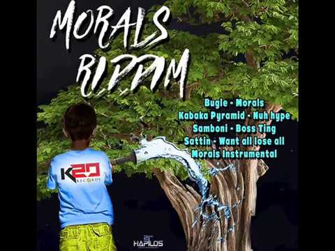 Morals Riddim Mix  Feat. Kabaka Pyramid, Bugle, (K20 Records/21 Hapilos) (March 2017)