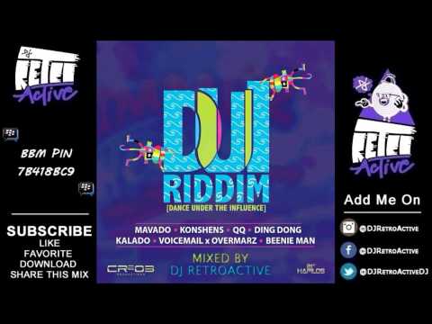 DJ RetroActive - DUI Riddim Mix [Cr203 Records/ZJ Chrome] February 2014