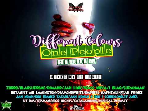 DIFFERENT COLOURS ONE PEOPLE RIDDIM MIXTAPE[FLYWEH REC](MIXED BY DJ LONJI)[GREENSTAR REC]2024 FEB