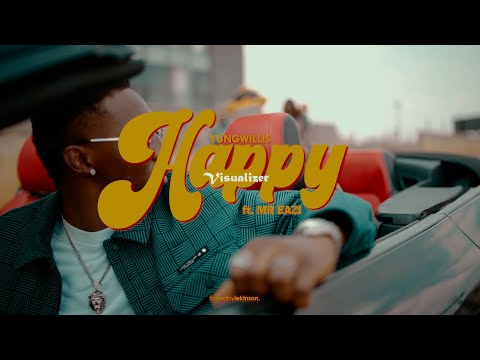 YUNG WILLIS - HAPPY ft. MR EAZI (Visualizer Lyrics Video)