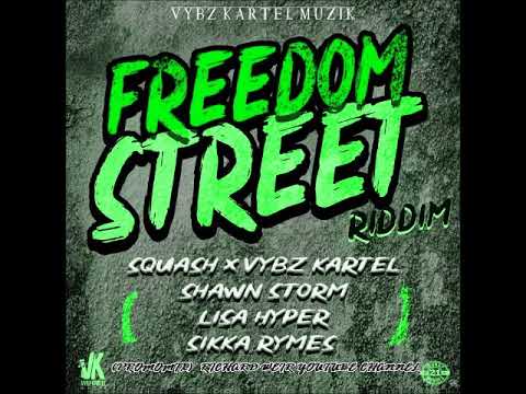 FREEDOM STREET RIDDIM (Mix-Mar 2019) VYBZ KARTEL MUZIK / INGROOVES US – 2019