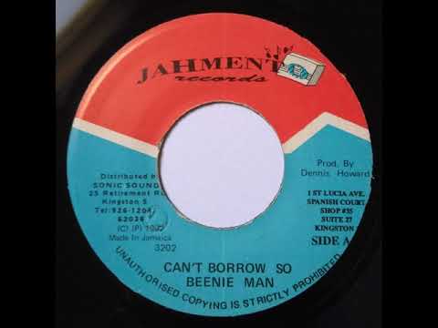 Beenie Man - Can't Borrow So - 7inch / Jahmento