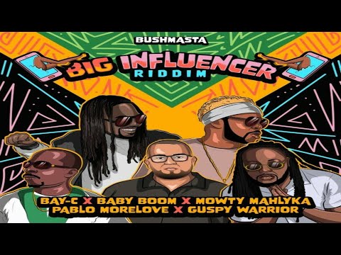 Big Influencer Riddim {Mix} Bushmasta Records / Bay-C, Baby Boom, Mowty Mahlyka, Pablo Morelove.