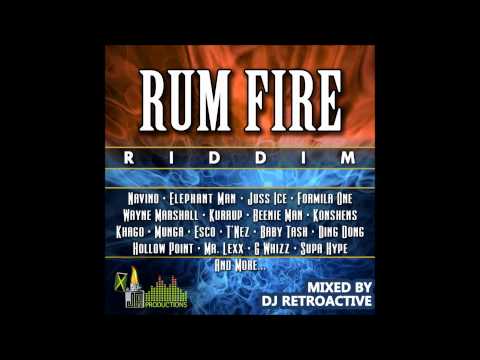 DJ RetroActive - Rum Fire Riddim Mix (Full) [JA Prod] January 2012