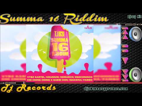 Summa 16 Riddim mix JUNE 2016 ||TJ RECORDS||  @djeasy