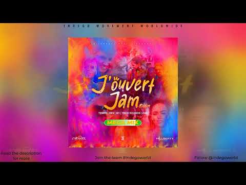 Jouvert Jam Riddim Mega Mix - Dev | Zan | Tech Sounds | M1 | Tempa | 2024 Soca | Trinidad