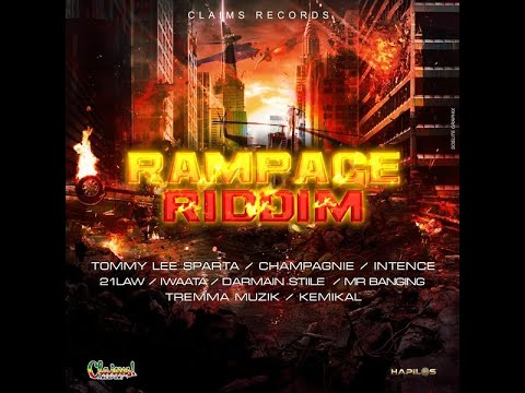 RAMPAGE RIDDIM - GUTTY BLING RECORDS CLAIMS RECORDS - DANCEHALL FULL PROMO - APR 2022 {RIDDIM VOGUE}