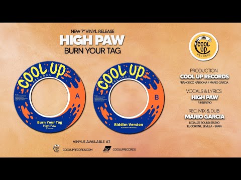 High Paw - Burn Your Tag (Cool Up Records) 7 inch Vinyl 🌊