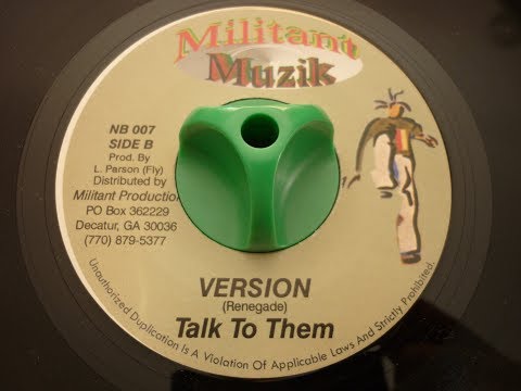 TALK TO THEM RIDDIM - MILITANT MUZIK