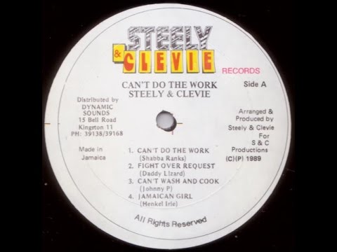 Johnny P - Can&#039;t Wash &amp; Cook (Cant Do The Work Riddim)