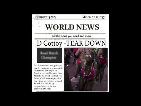 D Cottoy - Tear Down (Promo Video) | Soca