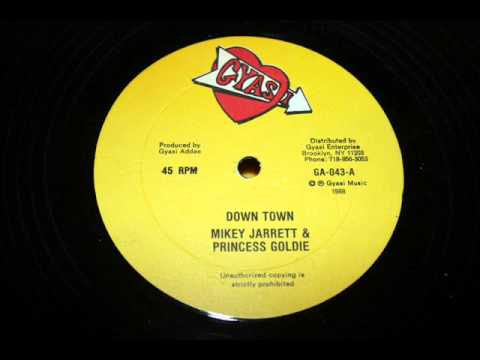 Mikey Jarrett and Princess Goldie - Downtown + Version - 12 inch - 1988