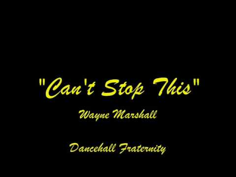 Wayne Marshall - Can&#039;t Stop This (RARE)