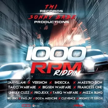 1000 rpm riddim - sonny badz productions