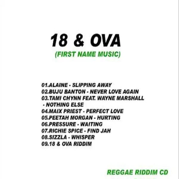 18 And Ova Riddim - First Name Music