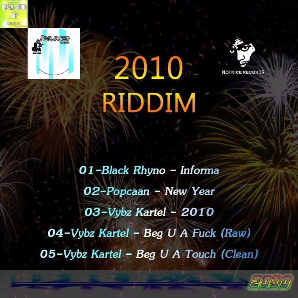 2010 riddim - notnice records