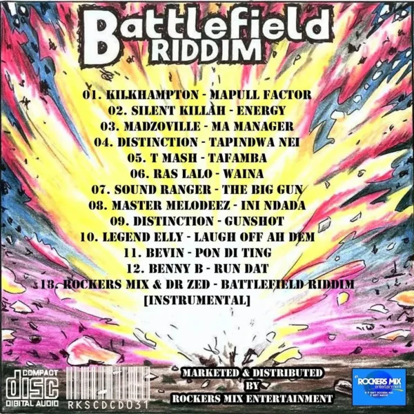 Battlefield Riddim (2014) – Rockers Mix And Dr Zed battlefield riddim - rockers mix and dr zed
