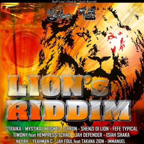 lions riddim (french reggae) - ruff lions prod and 7 seals records