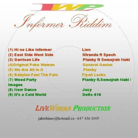Informer Riddim – Liveworks Production informer riddim - liveworks production