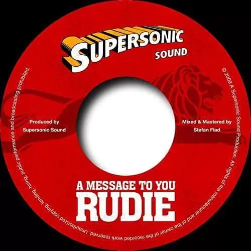a message to you rudie riddim - supersonic sound