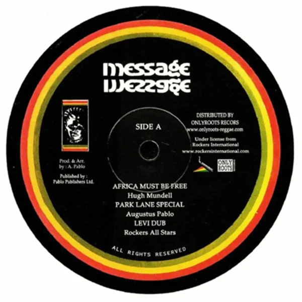 Africa Must Be Free Riddim - Unknown Label