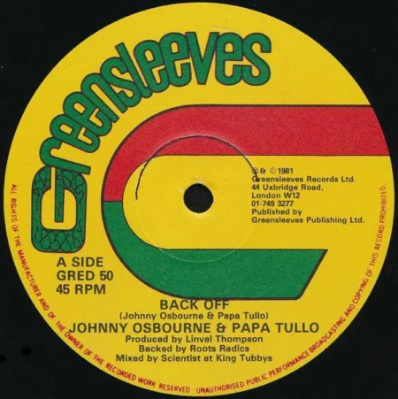 back off riddim - linval thompson