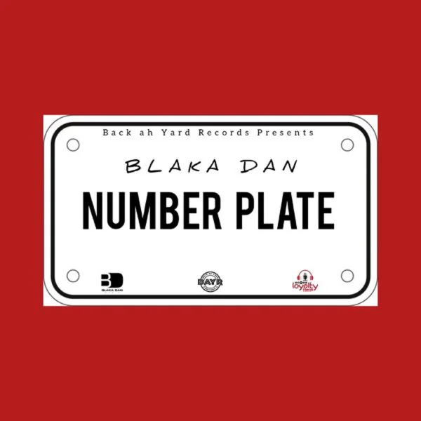 blaka dan - number plate