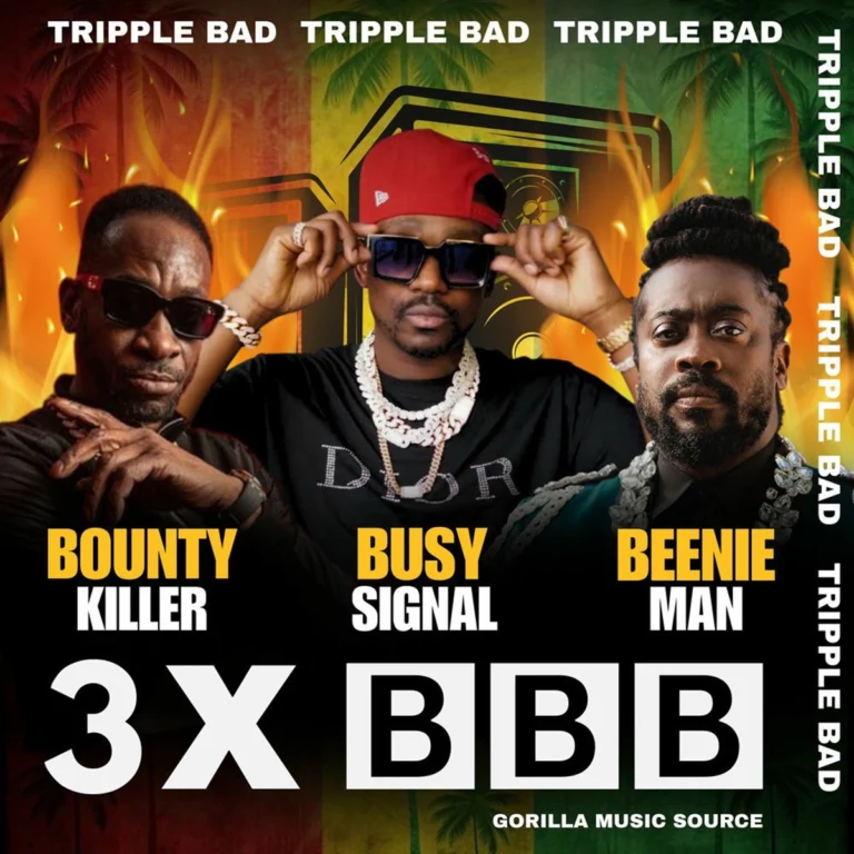 Bounty Killer, Busy Signal & Beenie Man – 3X BBB (Tripple Bad) Bounty Killer, Busy Signal & Beenie Man - 3x Bbb (tripple Bad)