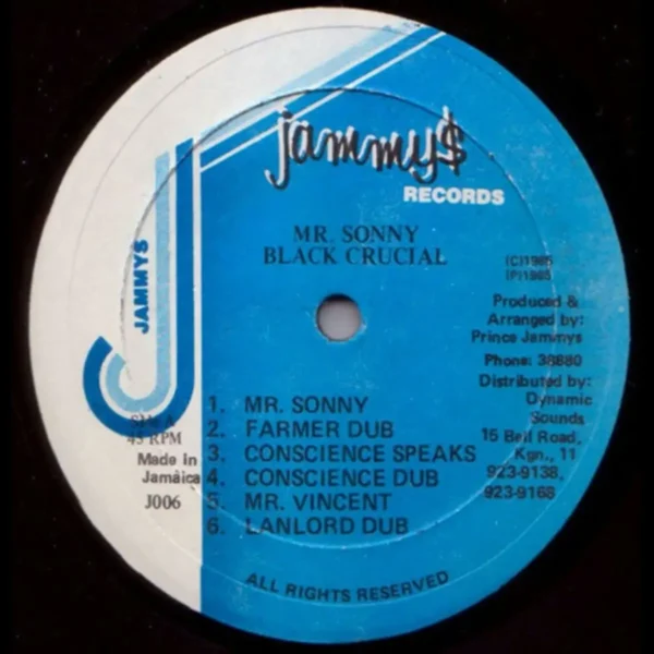 Conscience Speaks Riddim - Jammy's, Errol T