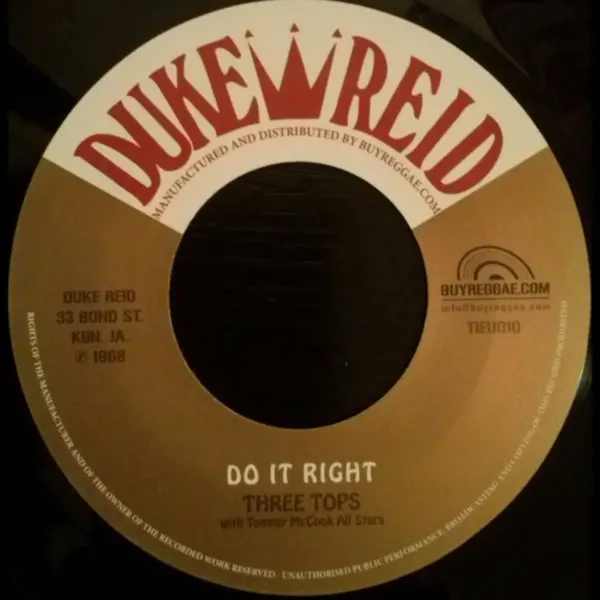 Do It Right Riddim - Studio One, Treasure Isle, Gg's, Black, White, Island