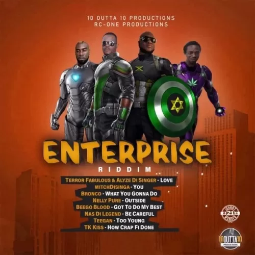 enterprise riddim -10 outta 10 productions/rc one productions