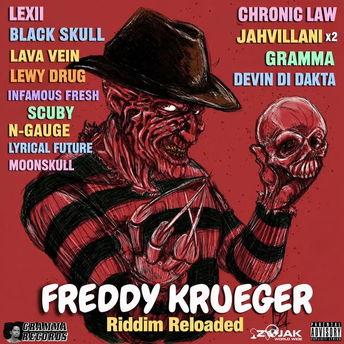 Freddy Krueger Riddim Reloaded – Gramma Records
