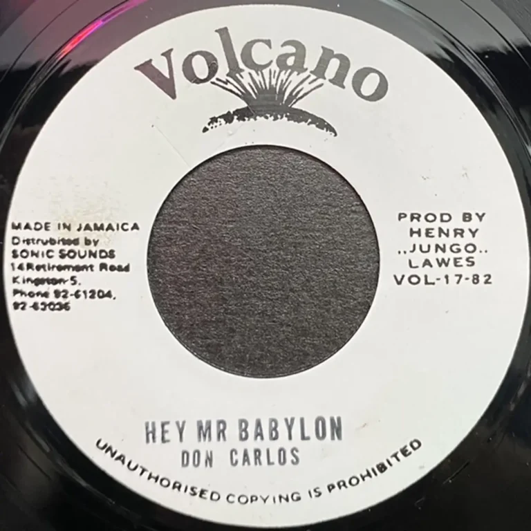 Hey Mr Babylon Riddim - Volcano Records