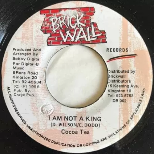 i am not a king riddim - various labels