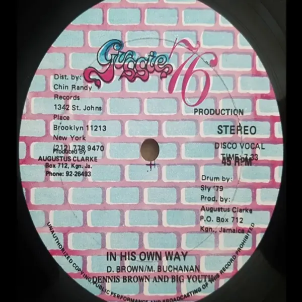 In His Own Way Riddim – Gussie, Gussie 76 In His Own Way Riddim - Gussie, Gussie 76