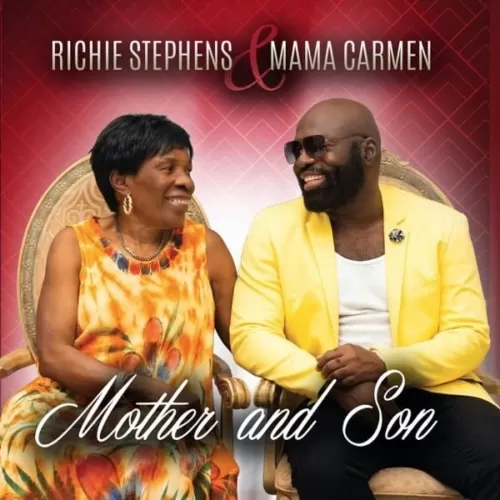 richie stephens and mama carmen - mother and son