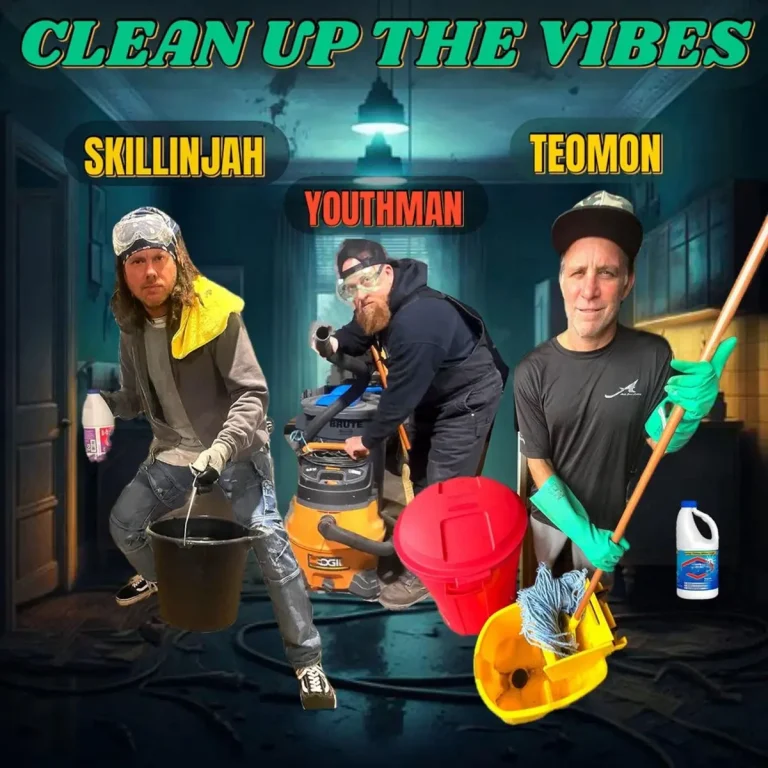 Skillinjah X Teomon X Youthman - Clean Up The Vibes