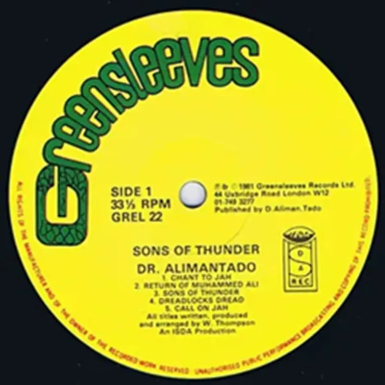 Sons Of Thunder Riddim - Unknown Label