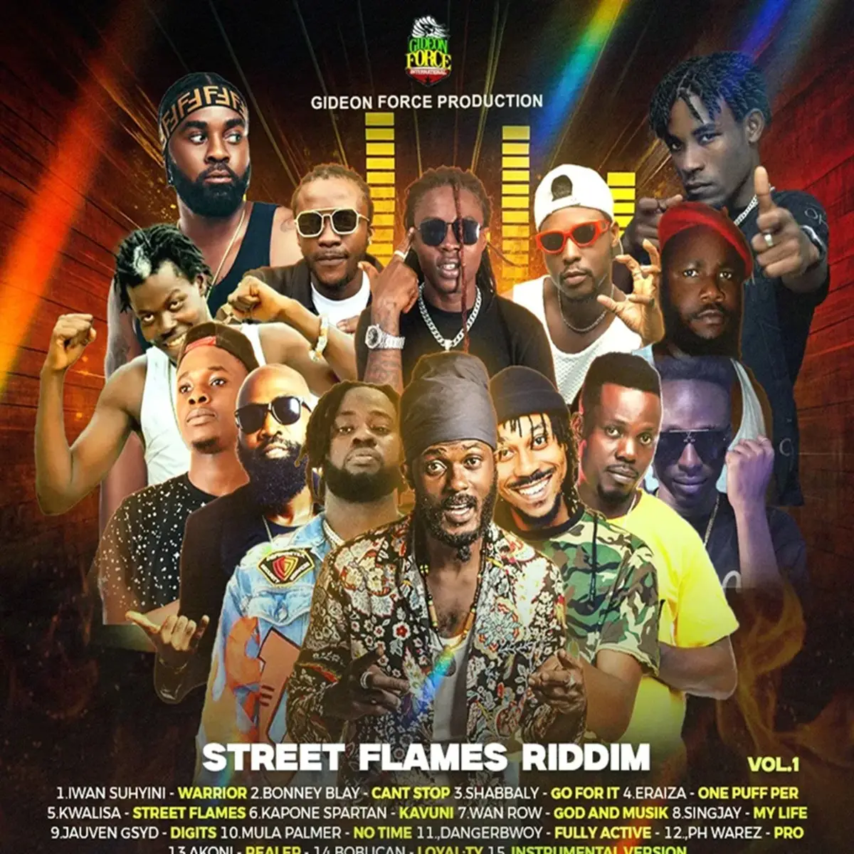 Street Riddim Street Flames Riddim - Gideon Force Production
