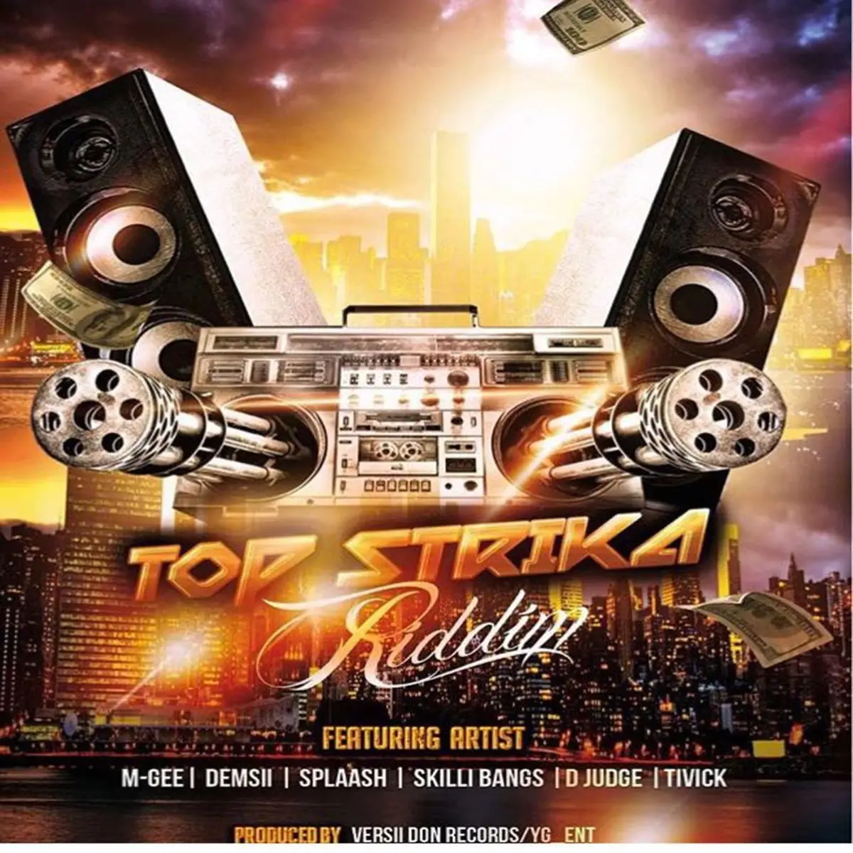 Strika Rapper Face Top Strika Riddim - Versii Don Records