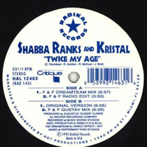 Twice My Age Riddim - Anchor, Music Works