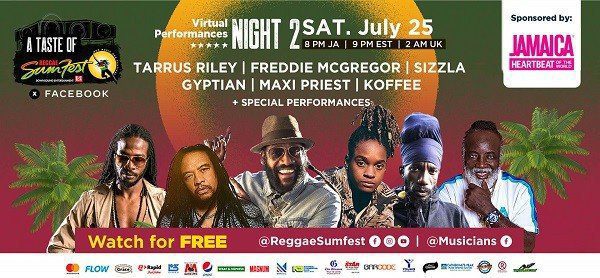 a taste of reggae sumfest night 2 - july 2020