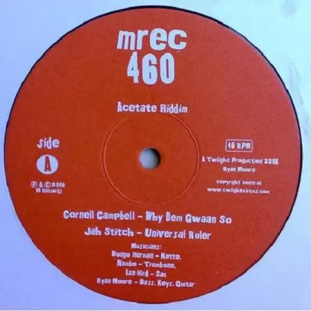 Acetate Riddim – M Records Acetate Riddim - M Records